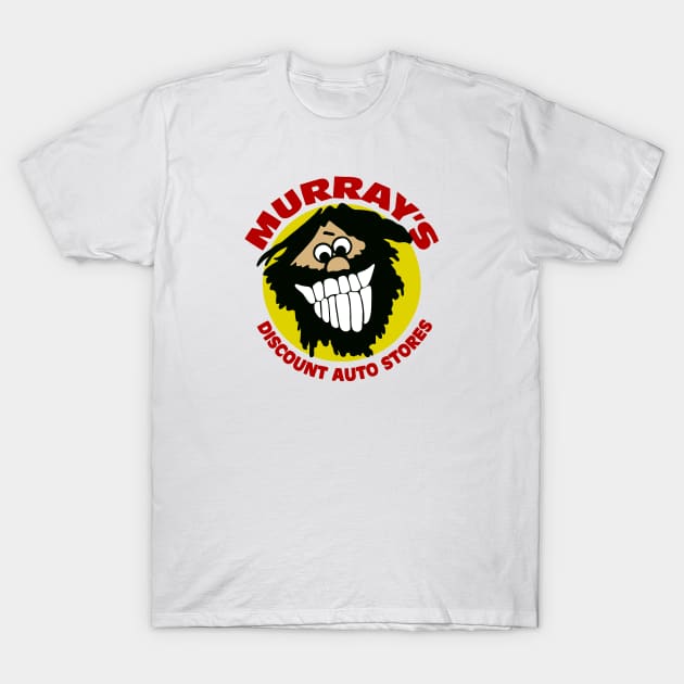 Murray's Discount Auto T-Shirt by Colonel JD McShiteBurger